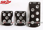 Rd-vis01-mt Unbranded Universal Carbon Fiber Aluminum Manual Transmission Racing Pedal Pad
