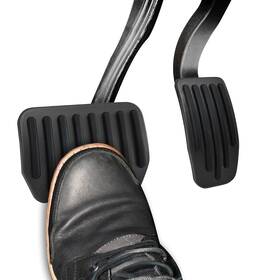 Rebvugr Qph-g-0234 Foot Pedal Pads Set Brake Cover Aluminum Vehicle Black