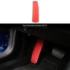 Jecarhma20212038 Red Left Side Foot Rest Pedal Trim Panel Bezels For Chevy Camaro 2017 Interior