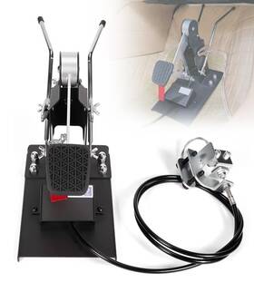 Acar-b10 Rendrox Universal Dual Brake Pedal Passenger Side Driver Training No-drill Hydraulic New