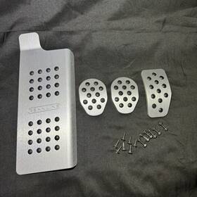 P75.60.93 Rennline Pedal Set - 4 Piece Rubber Grip Black Fits Audi A4/s4 02 A6/s6