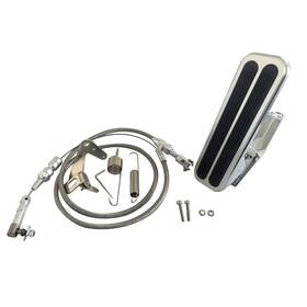20ph92sl99sl Rodlegacyworks 1940-1950s Chevy Ford Truck Pickup Floor Mount Space Saver Gas Pedal Cable Kit