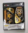 Rp102ye Razo New Gt Spec Pedal Set Aluminum Yellow Gold