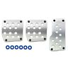 Rp123a Razo Super Grip Silver Manual Transmission Pedal Set 047998788916