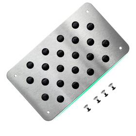 Rxmgf K-00281 Floor Carpet Mat Patch Heel Pad Plate Rest Footrest