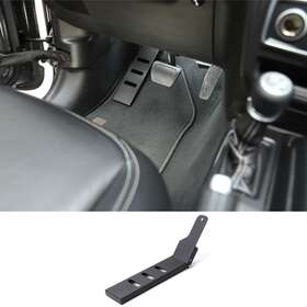 Savadicar2019076734 Savadi-car Left Foot Rest Pedal Cover Anti-kick Pegs For Jeep Wrangler Jl Jt 18 Stainless