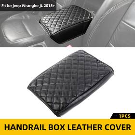 2025x0417024 Savadicar Armrest Storage Box Lid Cover Pad Cushion For Jeep Wrangler Jl /gladiator Jt 18