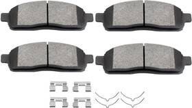 066551 Scitoo Semi-metal Brake Pads 4pcs Front Brakes Kits Fit For