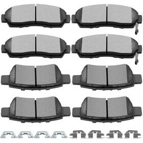 807463-5206-1236281 Scitoo Ceramic Brake Pad Front Rear Disc Set Fit For 2005 2006 2007 2008