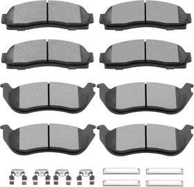 807535 Scitoo Ceramic Brake Pads Kits 8pcs Brakes Set Fit For 2002-2005