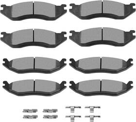 822650-5206-1046417621 Scitoo Ceramic Brake Pads Kits 8pcs Brakes Set Fit For 2003-2006