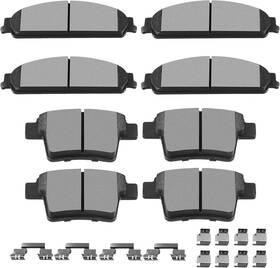 823219-5206-1817177501 Scitoo Ceramic Brake Pads Kits 8pcs Brakes Set Fit For Ford Five