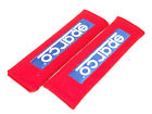 01098s3r Seat Competition 3 Red Genuine Belt Harness 100 Sparco " Pad Racing Shoulder