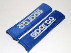 01090r3az Shoulder 100 Racing Belt Genuine Alcantara Sparco Seat Pad Blue Harness