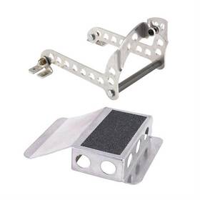 9102581 Speedway Motors Deluxe Lightweight Sprint Car Pedal And Aluminum Heel Riser