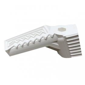 Steinjager J0060887 For Jeep Wrangler 2018-2026 Plastic Design White Foot Pegs
