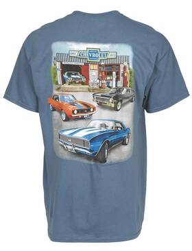 Cvssg-uadl3x Summit Gifts Racing Gm Garage Street T-shirt