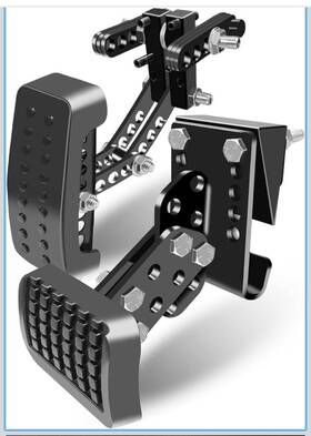 B6peda01h Tadyao Gas And Brake Pedal Extenders For Short Drivers People Adjustable Length /angle