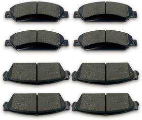 Dbp-065 Talamoyi Front Rear Ceramic Brake Pads Set Fit For Cadillac Escalade Esv/ext