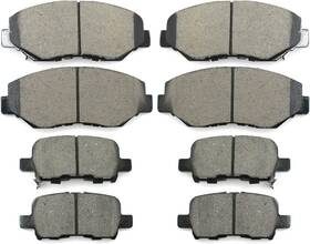 Tl-bp-00005 Talamoyi Ceramic Brake Pads Kits 8pcs Brakes Set Fit For 2003 2004 2005 2006