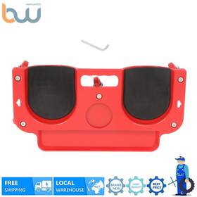 Tinvhy Bw1513008th Red Rolling Knee Creeper Pad Foam Padded With Tool Tray And Swivel Castor Wheels