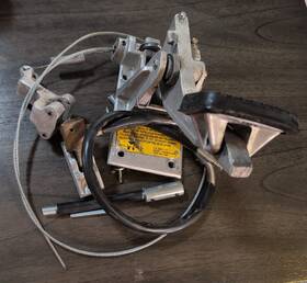 9602 Titan Auxiliary Dual Control Brake For Drivers Ed Cars - 4.5ft Cable Parts Lot
