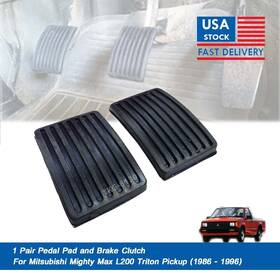 T2p-1685-mit067 Tkg 8130 1 Pair Pedal Pad Brake Clutch Fit Mitsubishi Mighty Max L200 1986 1987 - 1996