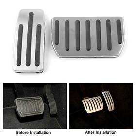 Tktkparts 550748131837 For Tesla Model S&x Non-slip Aluminum Accelerator Brake Foot Rest Pedal Pad