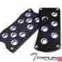 Tlpd-cf-a Topline Autopart Jdm Black Real Carbon Fiber Cf With Aluminum Pedals At Auto Universal Brake Gas