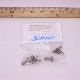 6-173 Totally Stainless Gas Pedal And Steering Column Boot Kit