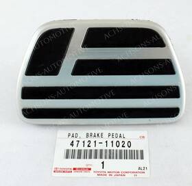 47121-11020 Toyota Lexus Es350 Es300h Lc500 Genuine Brake Pedal Pad New Oem