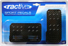 Tp702acf Ractive Universal Carbon Fiber Steel Foot Pedals Gel Pads Covers