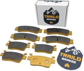 Traild 850041374659 Kawasaki Krx/krx4 1000 2020-2025 Ceramic Brake Pad Set Front And Rear Oe Size