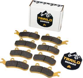 Canmavx34 Traild Can-am Defender Max 6-seater Hd7 Hd8 Hd10 6x6 And Pro Ceramic Brake Pad Set