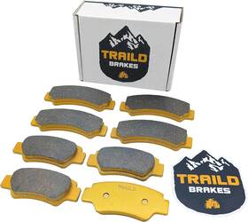 Cfm18224-ufor Traild Cf Moto Uforce 500 600 800 1000 2018-2024 Ceramic Brake Pad Set Front &