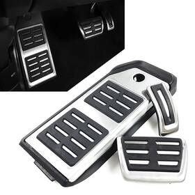 Twoagain 286452296486 Lhd Steel Car Footrest Brake Gas Pedals Cover For Audi Q7 Q8 Vw Touareg Uk