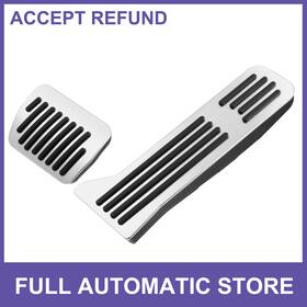Uauto1 731618750123 Anti Slip Aluminum Car Foot Pedal Pads Cover Kit For Mazda 2 3 6 Cx-3 Cx-5 Cx-9