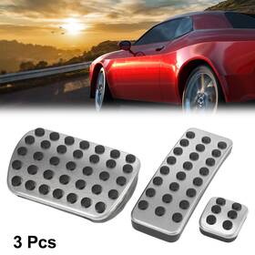 Uauto1 747709618784 3pc Manual Transmission Brake Gas Pedal Pad Cover For Mercedes-benz