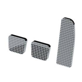 70361 United Pacific Erator/brake/clutch Pedal Set Dual Gauge Diamon For Accel