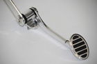 9507x Universal Polished Pedal Throttle Gas Billet Oval Mount Firewall Aluminum