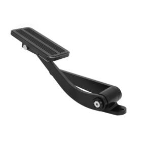 A71w1905alb1 Unrbanded Universal Black Gas Pedal Throttle With Bracket For Chevy Ford Mopar Gm