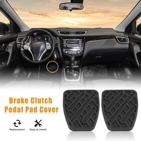 46531jd00a Uxcell Pair Black Rubber Brake Clutch Pedal Pad Cover For Nissan Qashqai