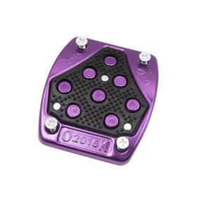 Uxcell 601382857826 Universal Black Purple Aluminum Alloy Antislip Brake Pedal Cover For Motorcycle