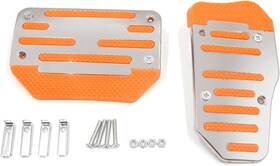 A17052500ux0189 Uxcell 2 In 1 Non-slip Universal Automatic Car Gas Brake Pedal Pads Cover