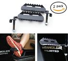 V4qp096black Unbranded Front Foot Pegs For Jeep Wrangler Jk All Automatic
