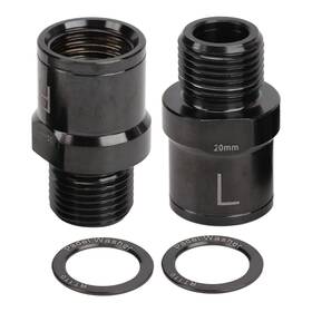 Vgebyxhq12gon8553-12 Vgeby Pedal Extender Spacer Alloy Extended Spindle For Mountain Black