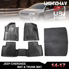 Vpflch2u Lightway Jeep Cherokee Slush Floor Mats Trunk Mat Black Rubber