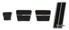 W-883 Classic Headquarters Inc Chq Park Clutch Brake Gas Pedal Pad Kit Drum Brakes