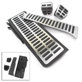 Waterttth 550729521961 Accelerator Brake Clutch Foot Rest Pedal For Golf 5 Mk6 Jetta Mk5 Mt Manual