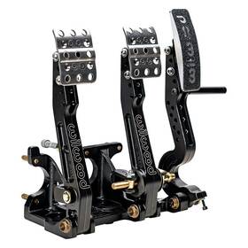340-16602 Wilwood - Adjustable Ratio Floor Mount Brake/clutch And Throttle